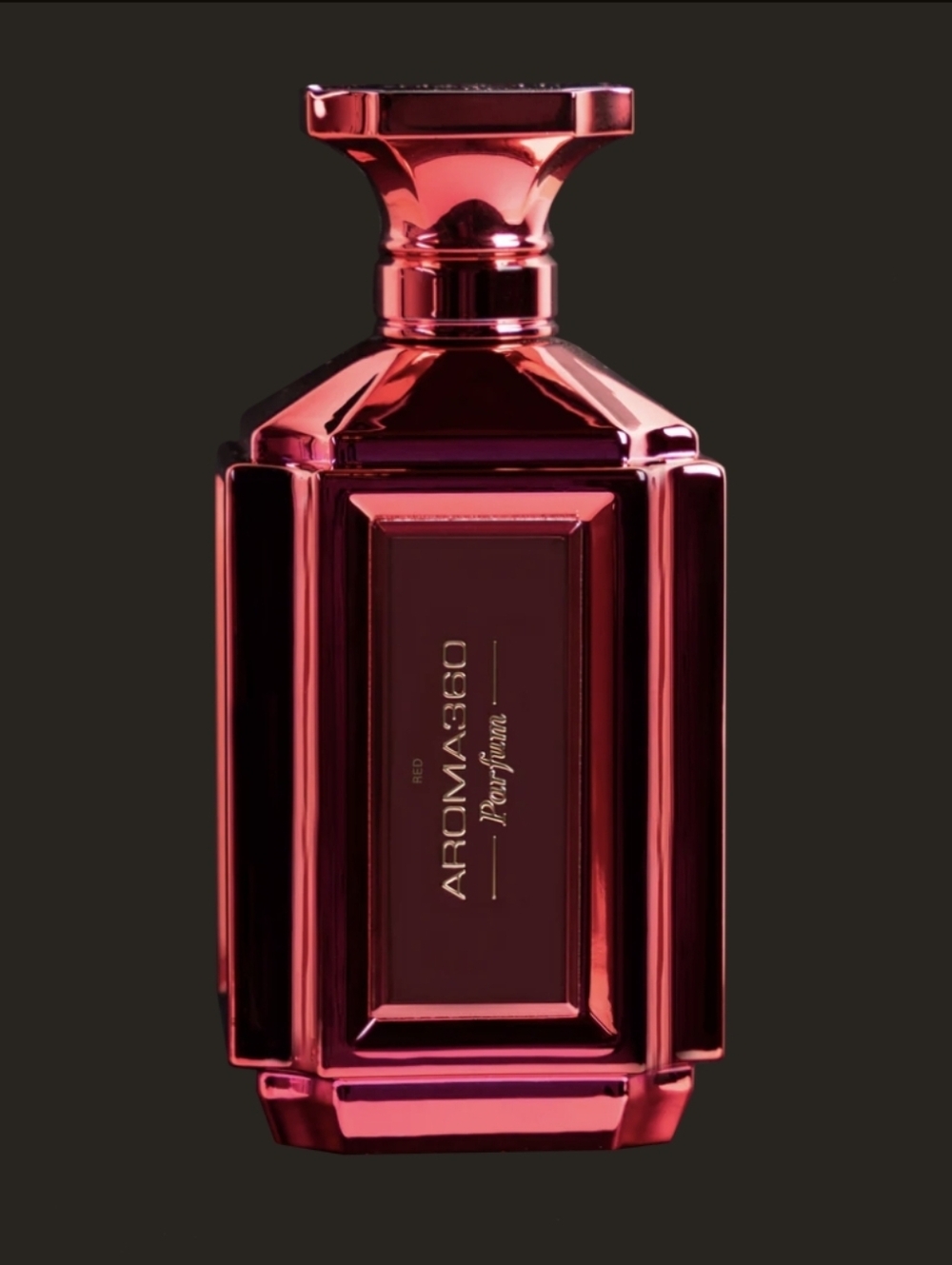 NWT Aroma360 Parfum Red Decorative Fragrance Bottle